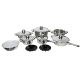 Bachmayer BM-1601: Juego de utensilios de cocina de acero inoxidable de 16 piezas