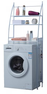 Herzberg HG-03589: Organizador de Estantes de Almacenamiento para Lavadora y Baño de 3...