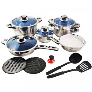 Royalty Line RL-16RGNM: Juego de Utensilios de Cocina de Acero Inoxidable de Primera Ca...